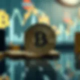 A digital representation of cryptocurrency market trends