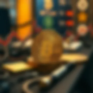 A graphical illustration of potential risks and rewards in crypto investments