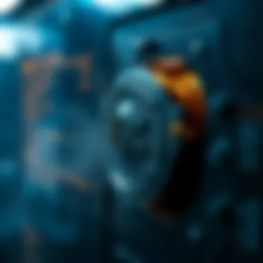 Understanding Security Features for Digital Assets A secure vault symbolizing cryptocurrency security features