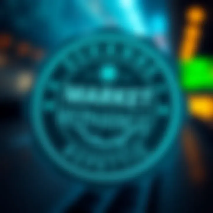A digital badge indicating market reputation and trustworthiness