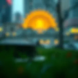 Conceptual representation of ICO investment