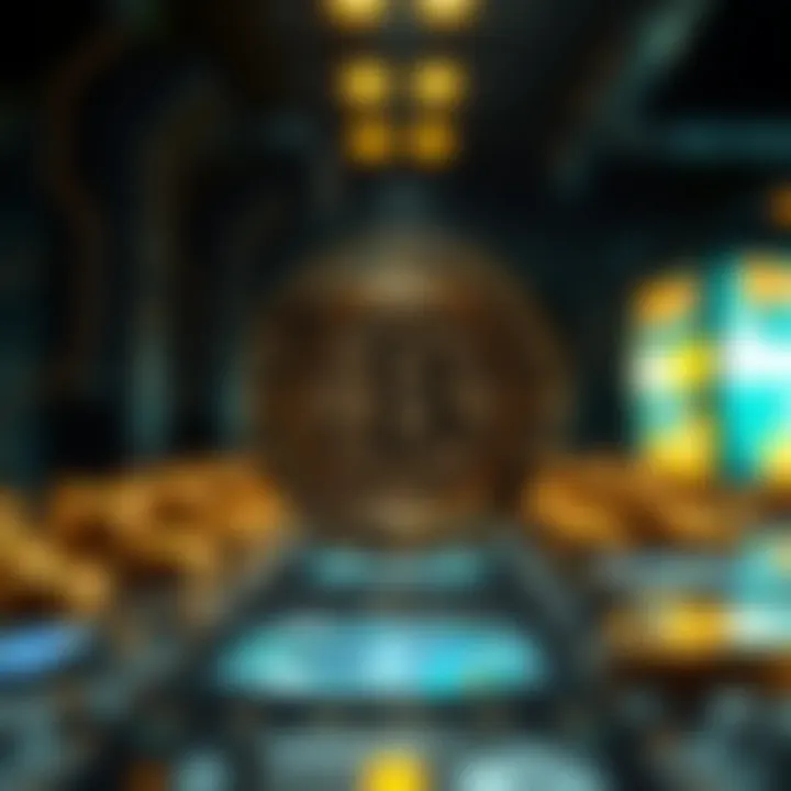 Blockchain technology representation