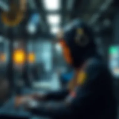 Ensuring Security in Crypto Transactions An illustration showcasing secure cryptocurrency transactions.