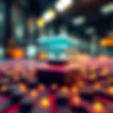 A conceptual diagram of blockchain technology showcasing its layers and components