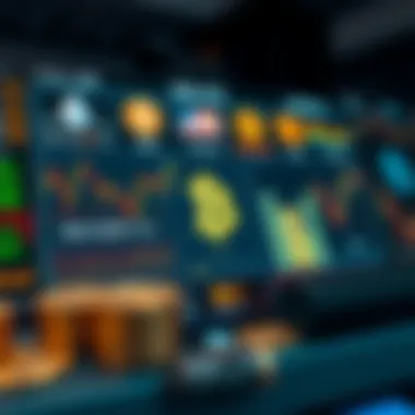 A detailed illustration of popular cryptocurrency exchanges and their features for traders