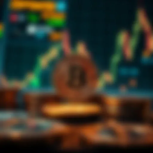 Visual representation of cryptocurrency trading dynamics