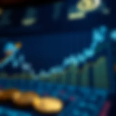 Graph illustrating market trends in cryptocurrency