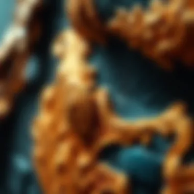 Detailing the Digital Canvas A close-up of a renowned NFT artwork that illustrates the unique textures and details that distinguish digital creations.