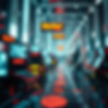 Market Dynamics of NFT Art An abstract representation of the NFT market dynamics, symbolizing the economic impact and trends in digital art sales.