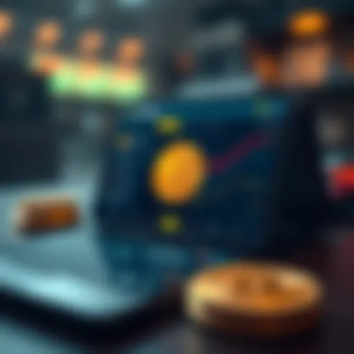 Visual representation of a pro wallet interface showcasing advanced features