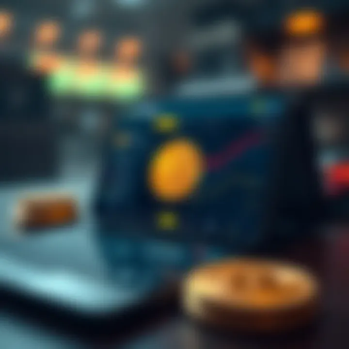 Visual representation of a pro wallet interface showcasing advanced features