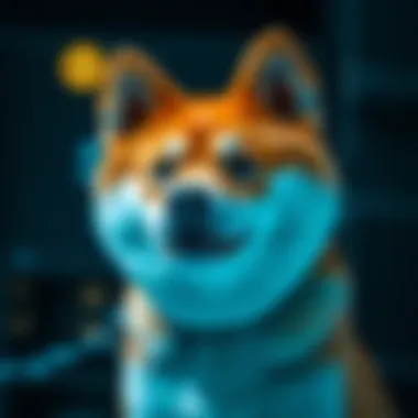 Screenshot of the Shiba Inu Coin official website homepage