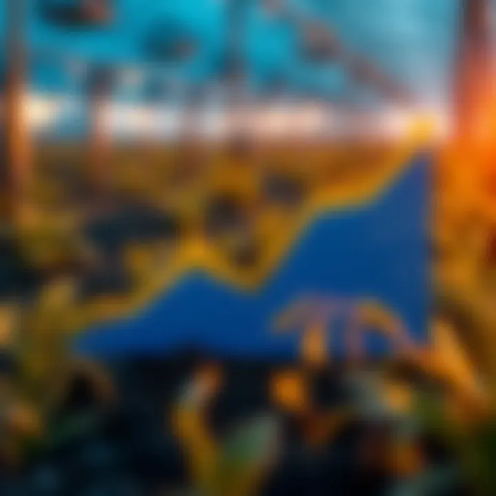 Risk and Return in Yield Farming Graph showing risk and return dynamics in yield farming