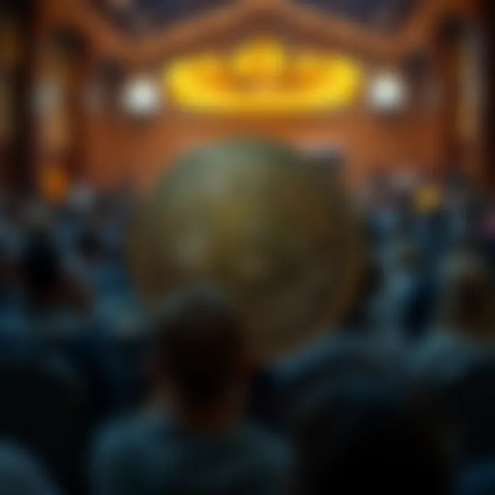 Community dynamics in cryptocurrency selection