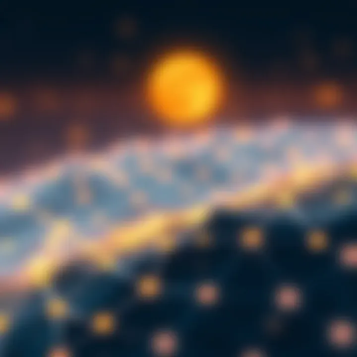 Cosmos blockchain network illustrating interoperability