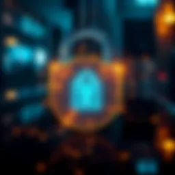 A digital lock symbolizing security in cryptocurrency