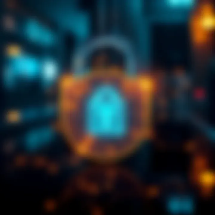 A digital lock symbolizing security in cryptocurrency