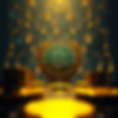 An illustration depicting regulatory compliance in the crypto industry