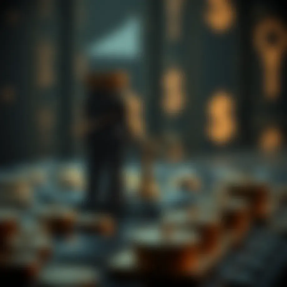 Conceptual visualization of leverage in finance