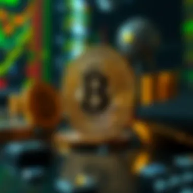 Conceptual representation of cryptocurrency arbitrage