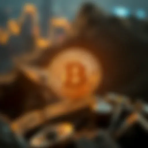 Illustration depicting the concept of channel price in cryptocurrency