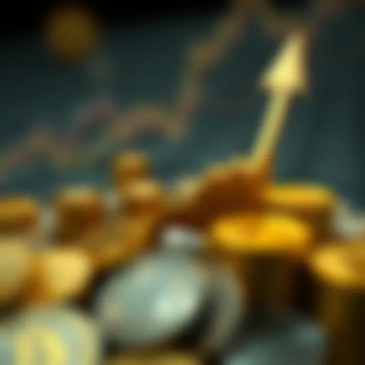 Visual representation of cryptocurrency growth