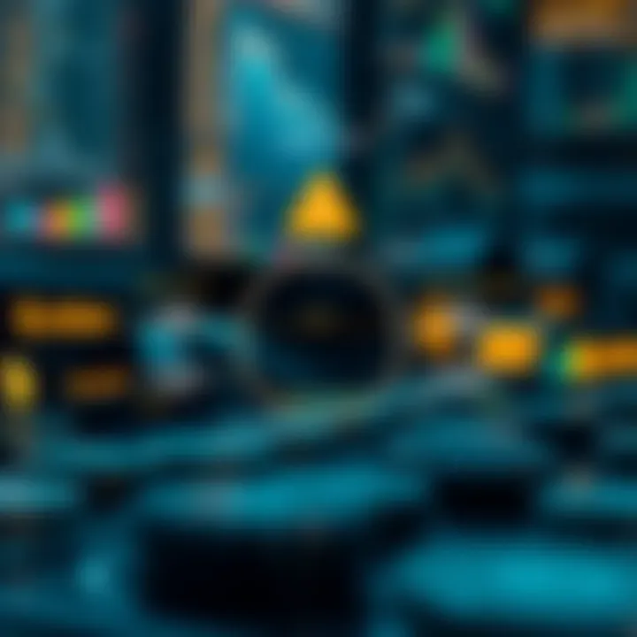 Diagram showcasing risk levels in crypto investments