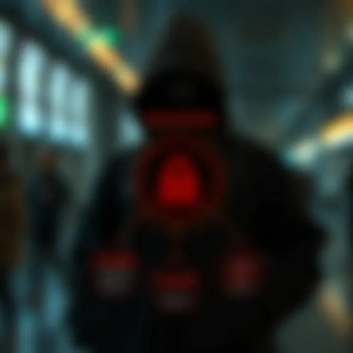 Diagram showing preventive measures against crypto ransom