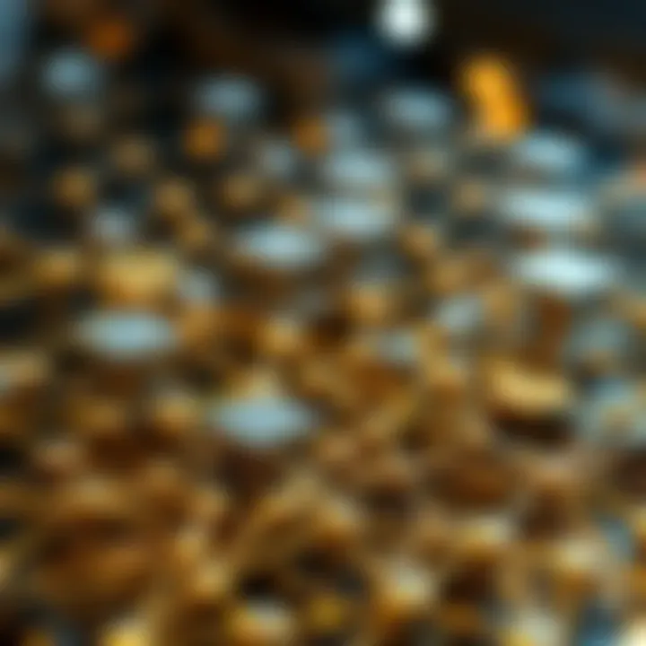 Blockchain Structure An intricate diagram illustrating the blockchain structure.