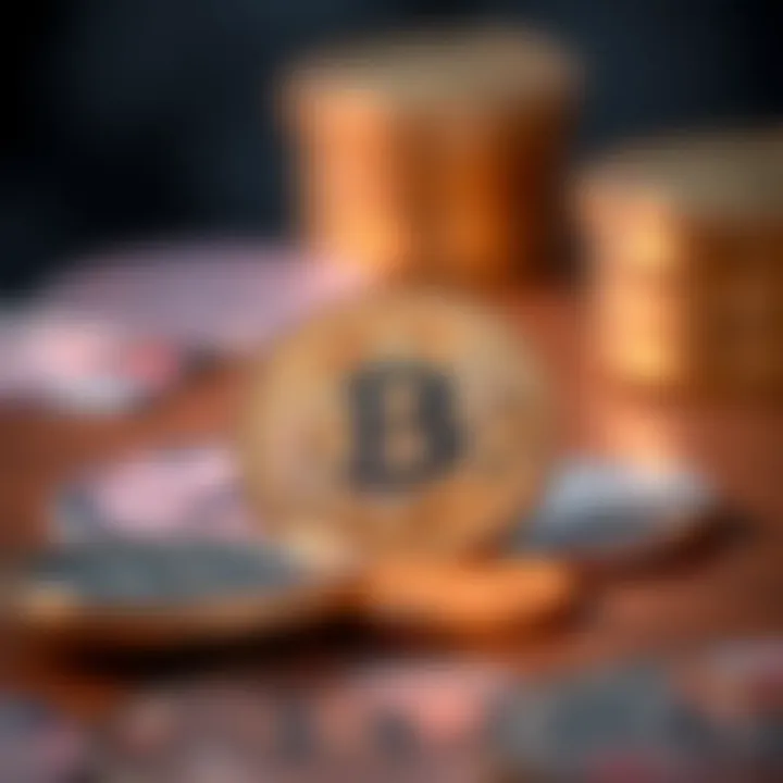 Illustration of cryptocurrency trends in India