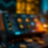 A digital representation of a DeFi wallet interface showcasing various cryptocurrencies.