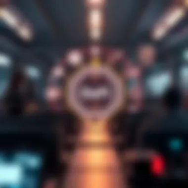 Conceptual design capturing the ecosystem of DeFi, featuring various platforms connected to DeFi wallets.