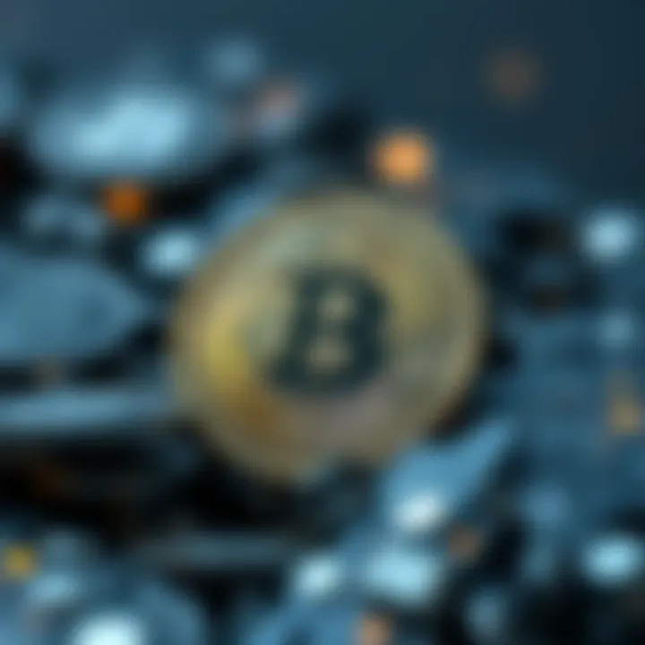 An illustration of blockchain technology