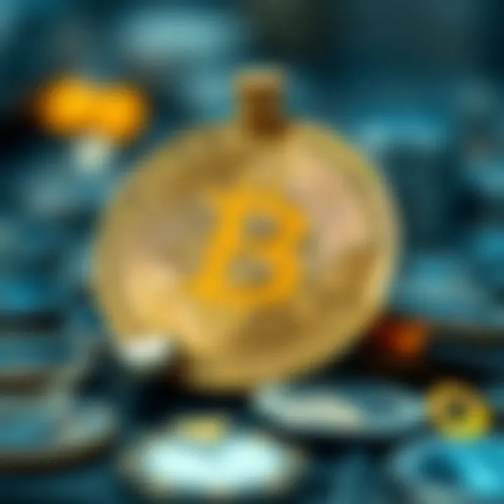 Visual representation of future trends in electronic currency.