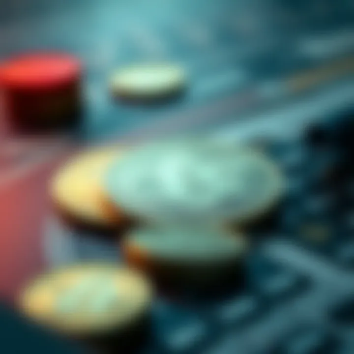 Visual representation of cryptocurrency transactions and their tax obligations.