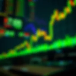 Illustration of margin trading concept