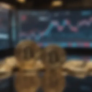 A visual representation of cryptocurrency market fluctuations