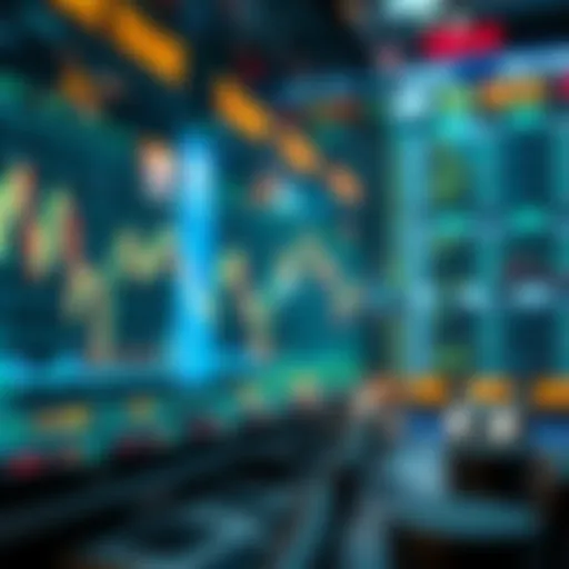 Visual representation of cryptocurrency market dynamics