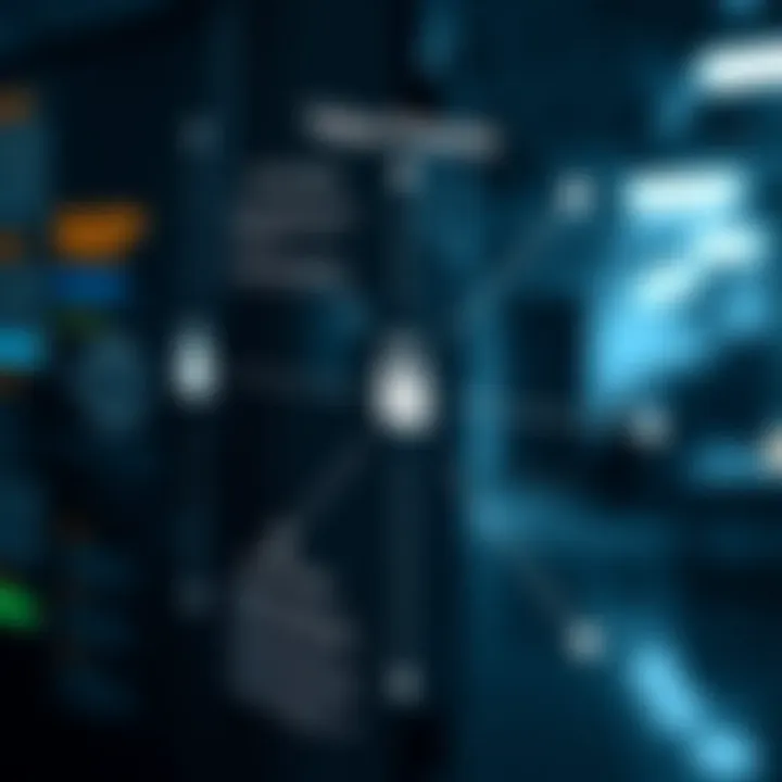 Diagram illustrating the security protocols used in token storage