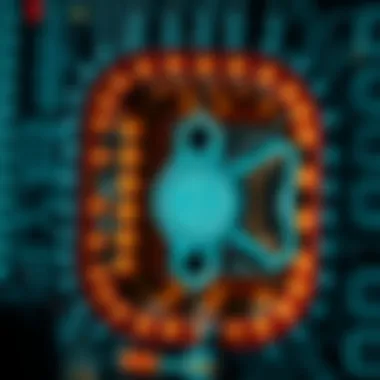 Infographic showcasing the technical mechanisms behind token storage