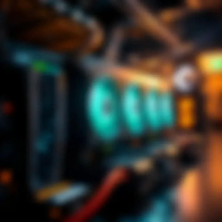 Vbit mining hardware setup