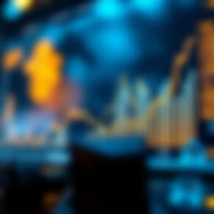 Graph showing investment trends in cryptocurrency